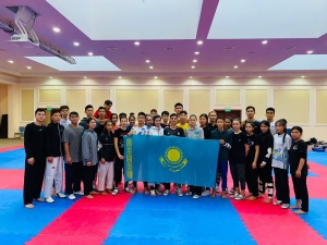 A training camp in taekwondo among juniors is held in Nur-Sultan
